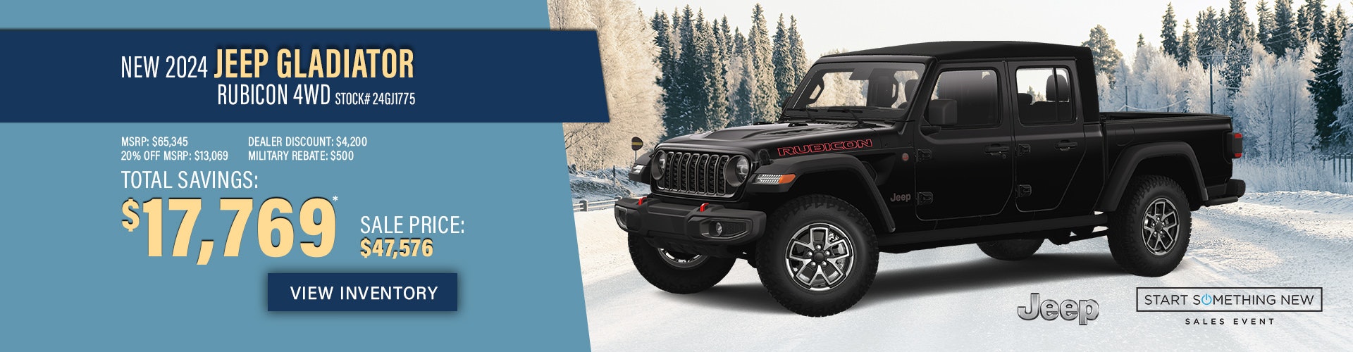 New 2024 Jeep Gladiator Rubicon 4WD