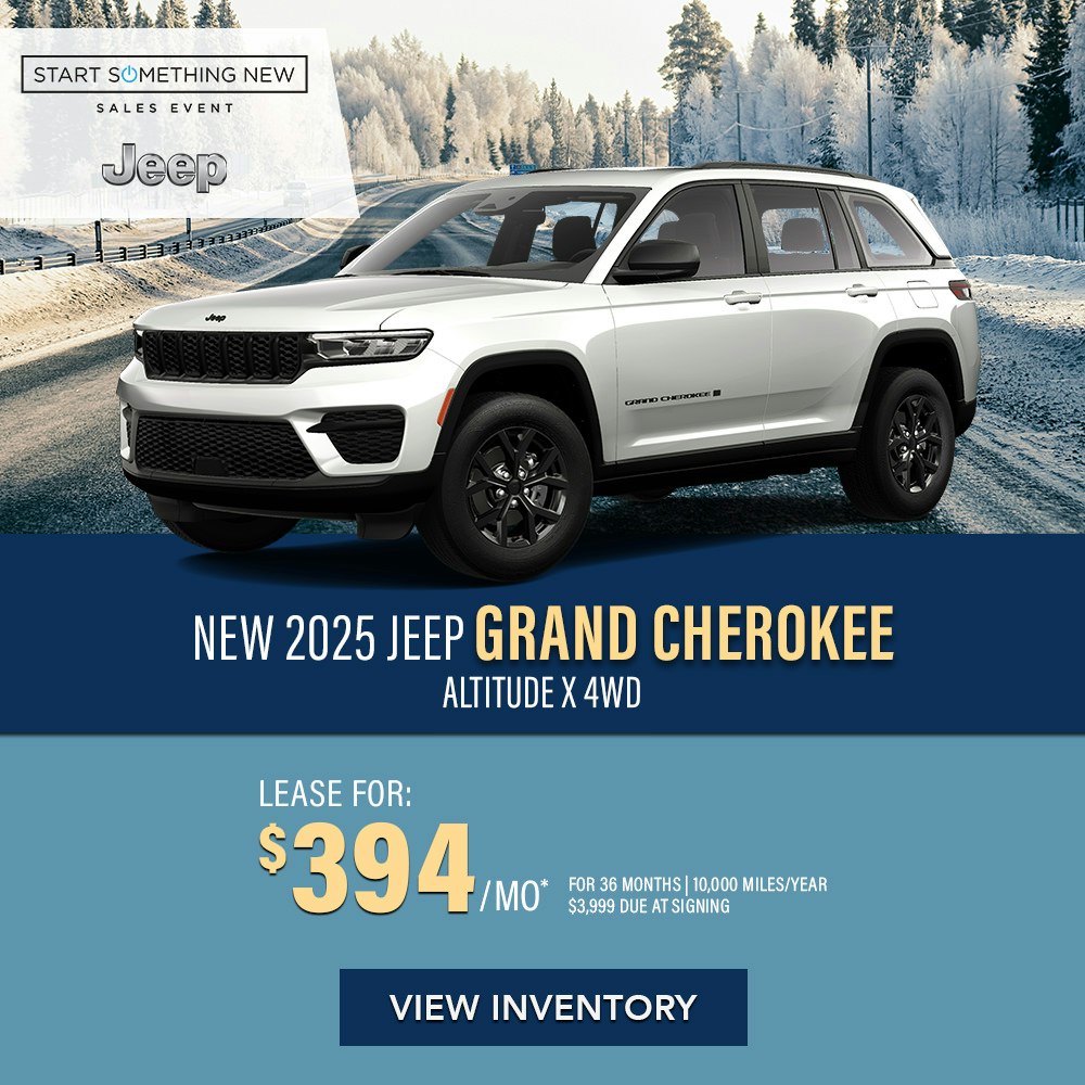 New 2025 Jeep Grand Cherokee Altitude X 4WD