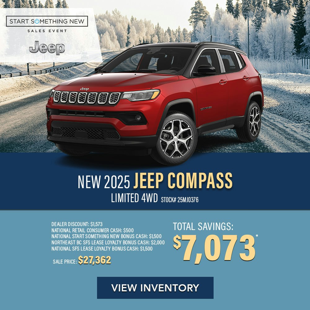 New 2025 Jeep Compass Limited 4WD