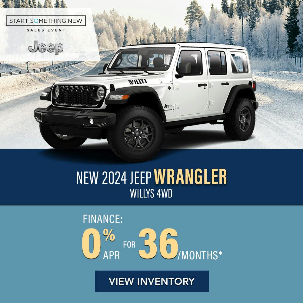 New 2024 Jeep Wrangler Willys 4WD