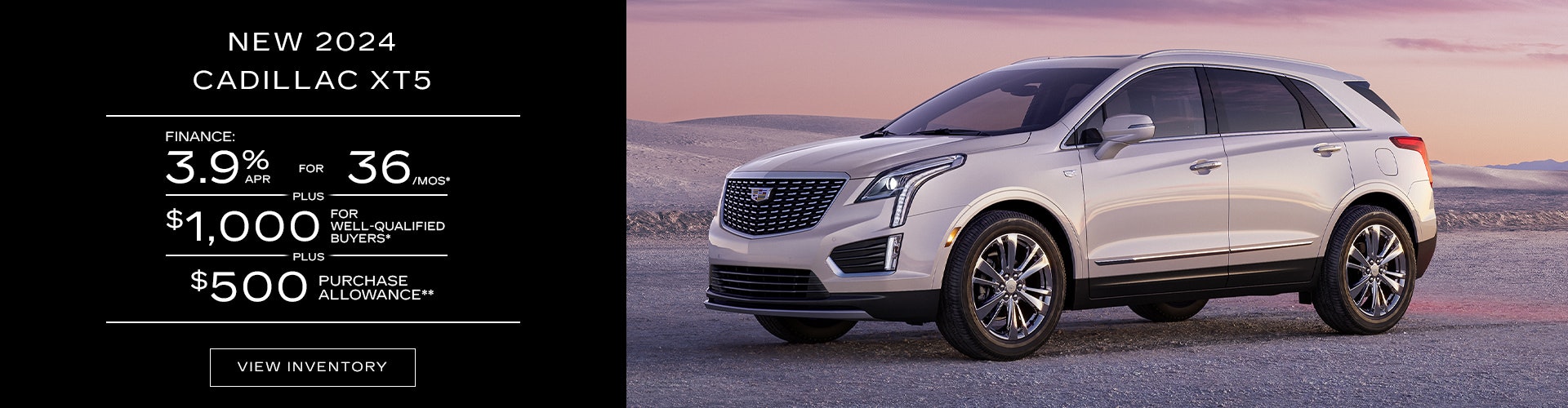 New 2024 Cadillac XT5