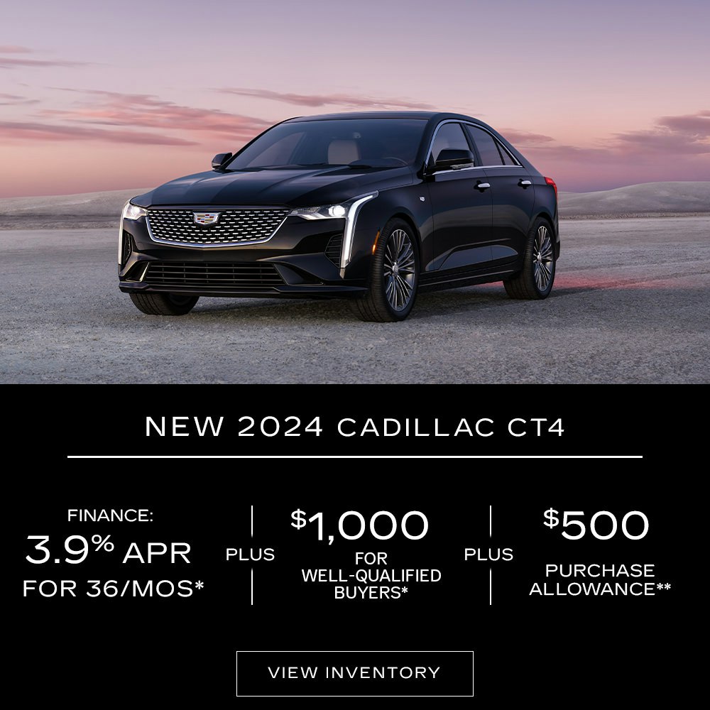 New 2024 Cadillac CT4