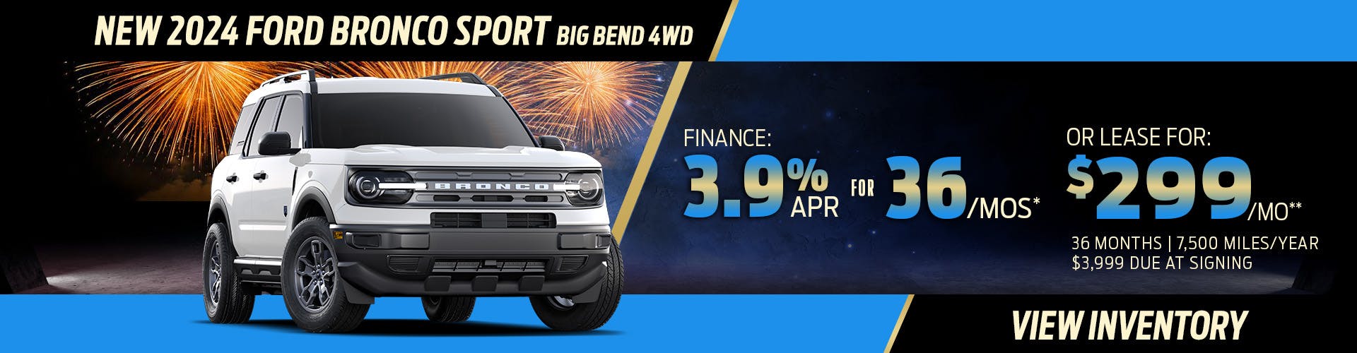 New 2024 Ford Bronco Sport Big Bend 4WD