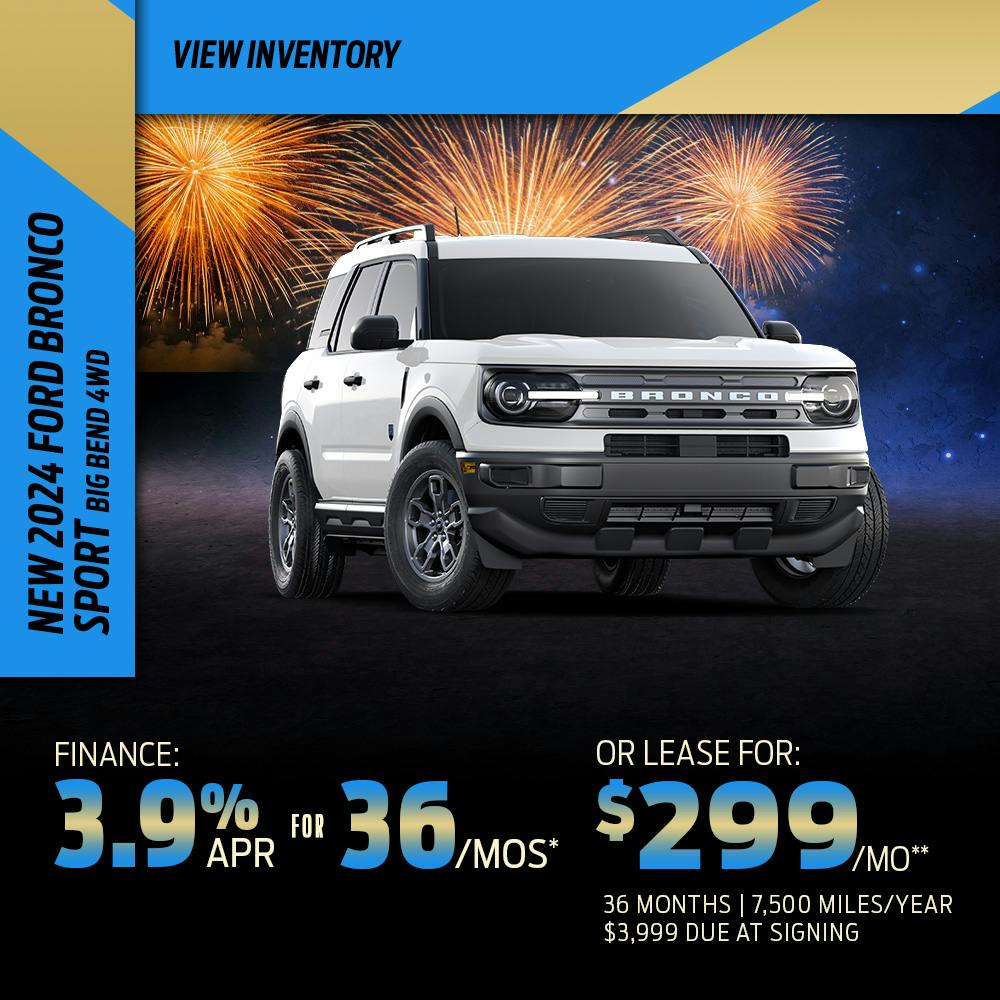 New 2024 Ford Bronco Sport Big Bend 4WD