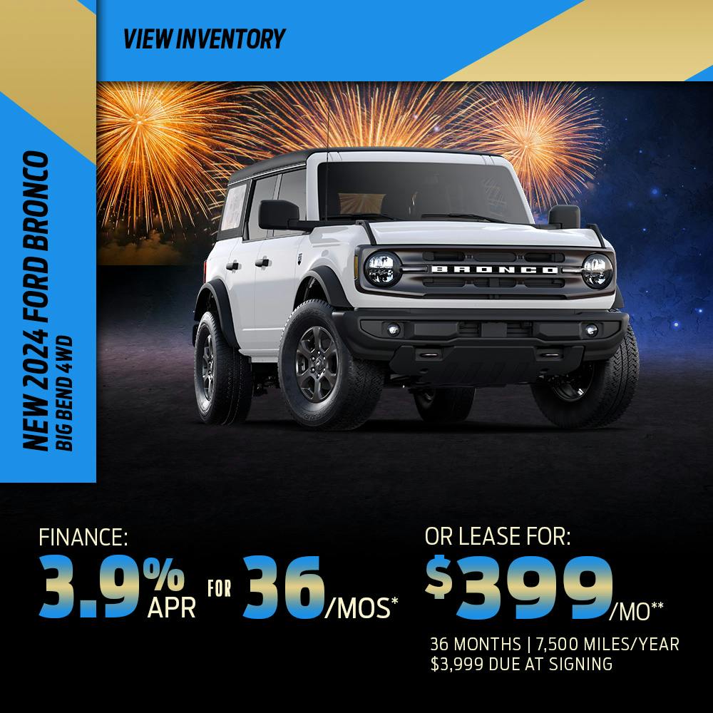 New 2024 Ford Bronco Big Bend 4WD