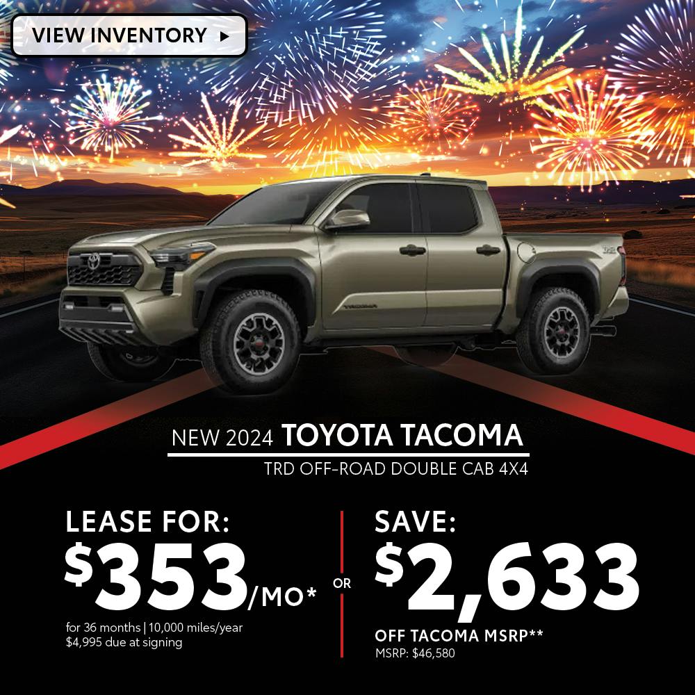 New 2024 Toyota Tacoma TRD Off-Road Double Cab 4X4