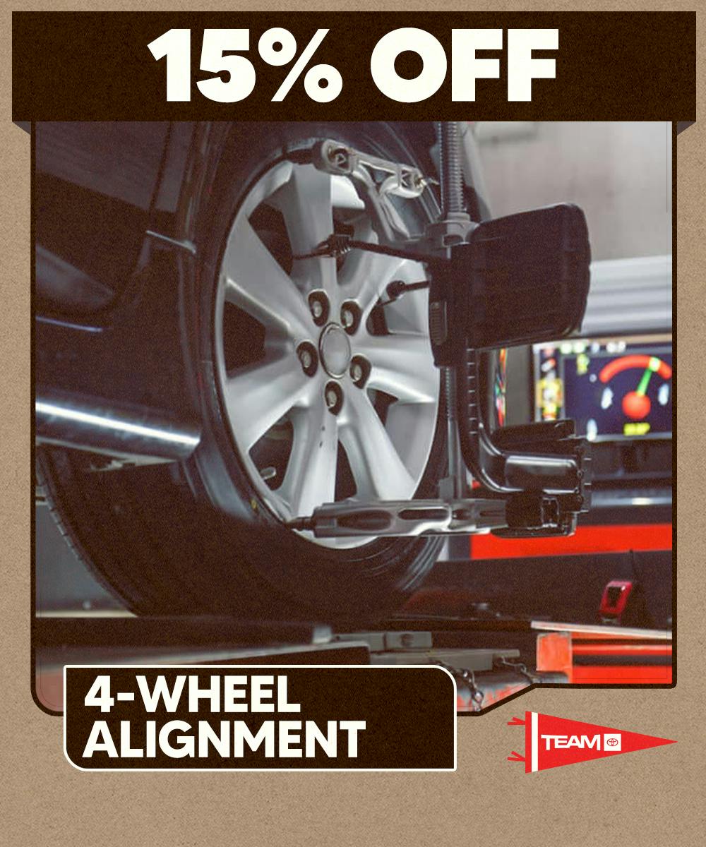 4 WHEEL ALIGNMENT | Team Toyota of Princeton