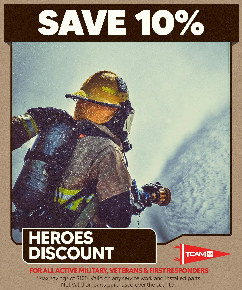 HEROES DISCOUNT | Team Toyota of Princeton