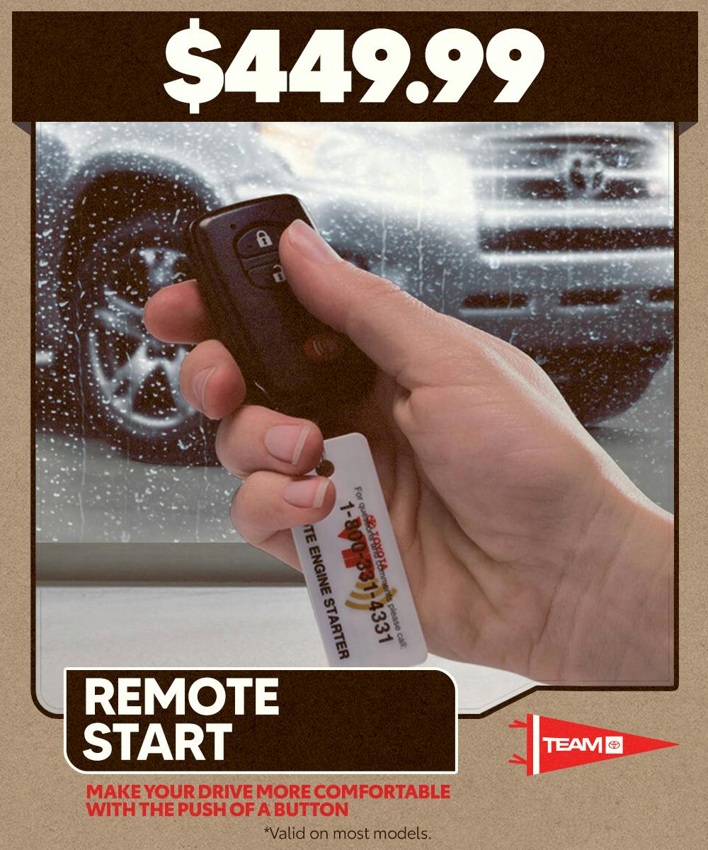 REMOTE START | Team Toyota of Princeton