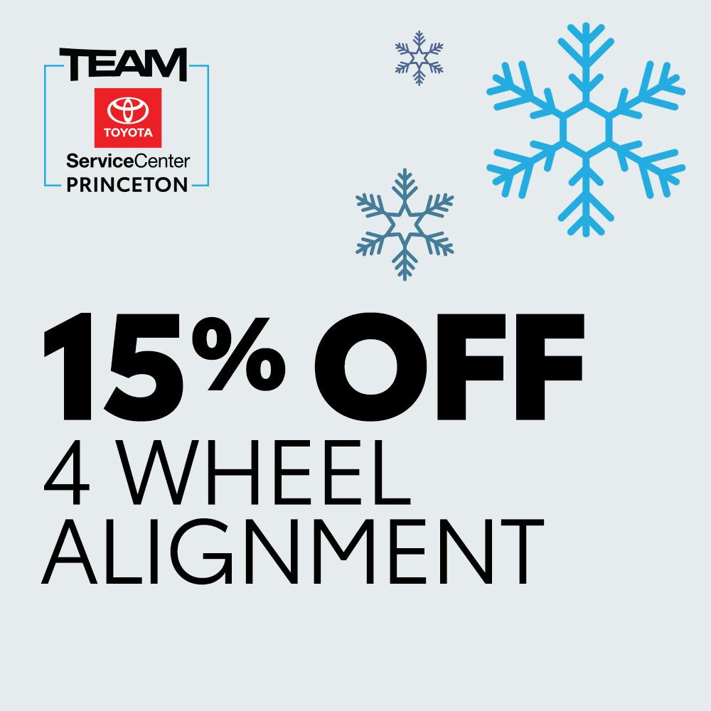 4 WHEEL ALIGNMENT | Team Toyota of Princeton