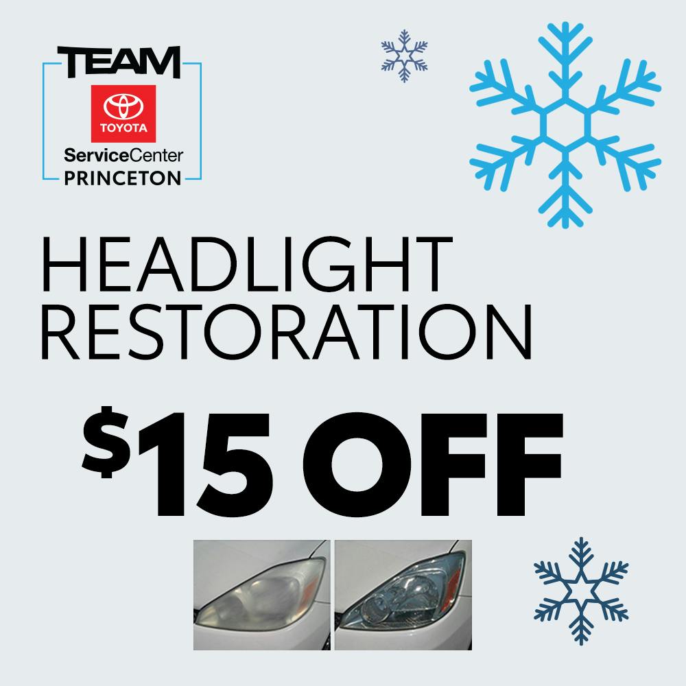 Headlight Restoration | Team Toyota of Princeton