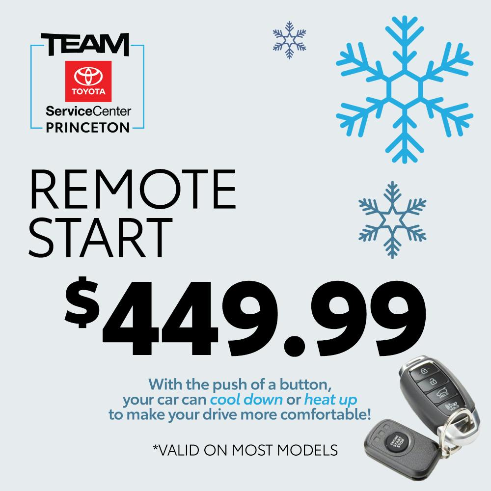 REMOTE START | Team Toyota of Princeton