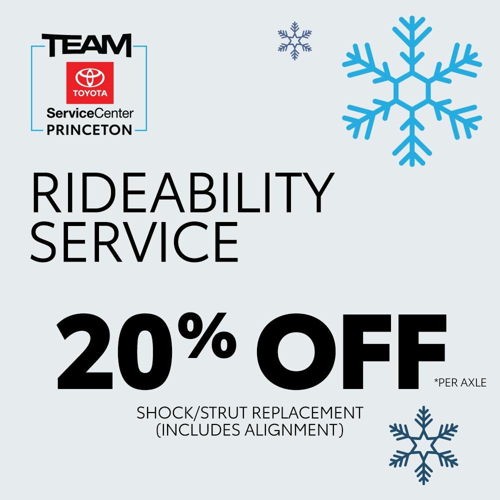 Rideability Service | Team Toyota of Princeton