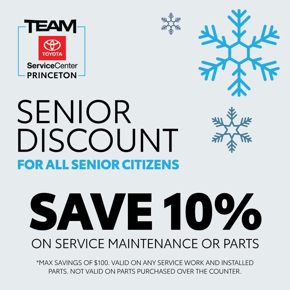 SENIOR DISCOUNT | Team Toyota of Princeton