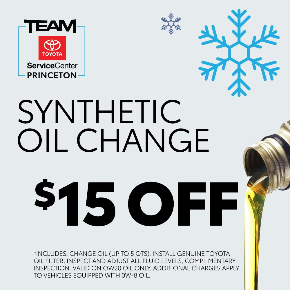 Oil & Filter Change | Team Toyota of Princeton