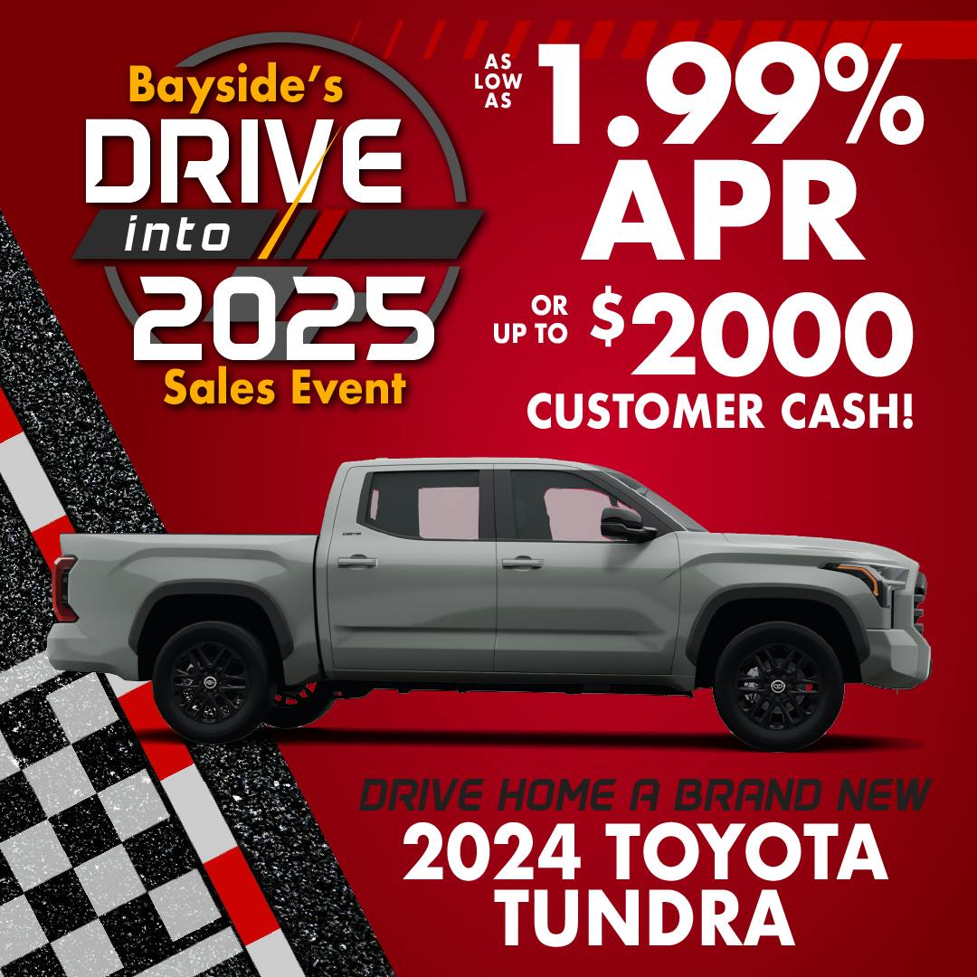 JANUARY 2025 – 2024 Toyota Tundra