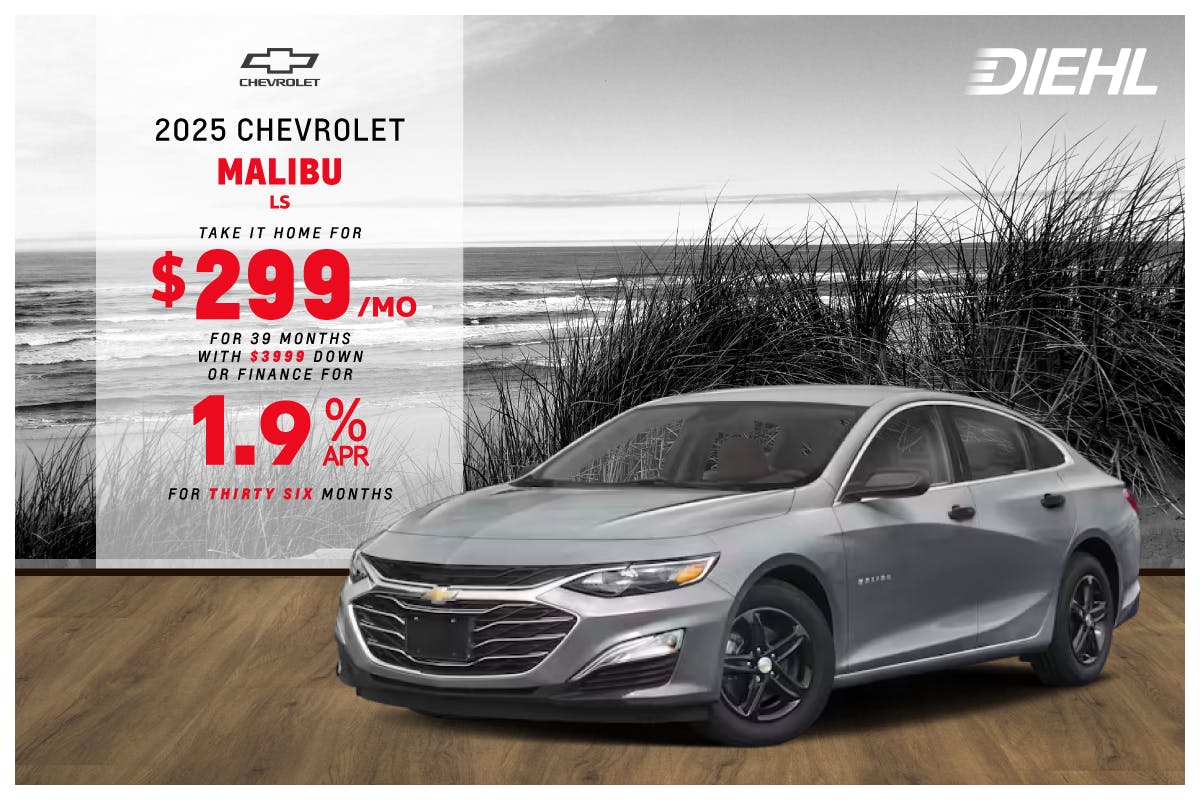 New 2025 Chevrolet Malibu LS | Diehl Chevrolet of Hermitage