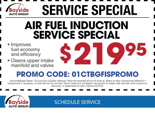 Air Fuel Induction Service Special | Bayside Toyota