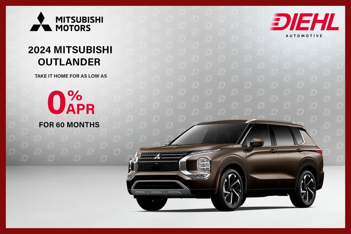 2024 Mitsubishi Outlander APR Offer | Diehl Mitsubishi