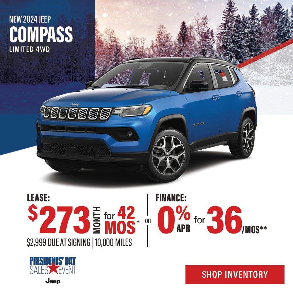 New 2024 Jeep Compass Limited 4WD