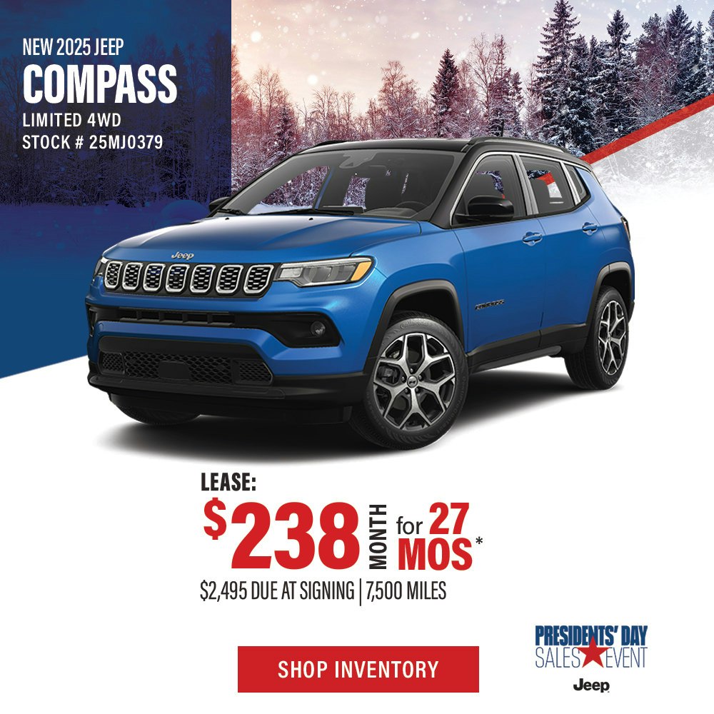 New 2025 Jeep Compass Limited 4WD