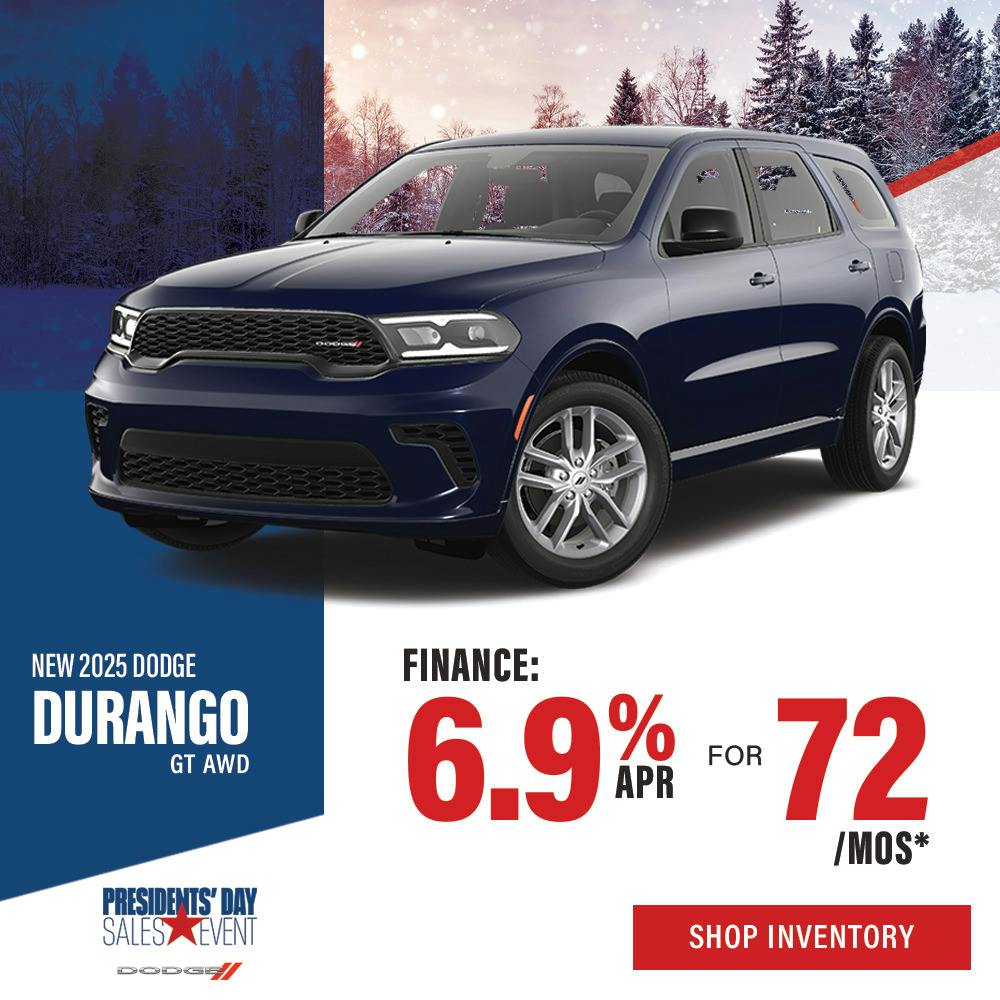 New 2025 Dodge Durango GT AWD