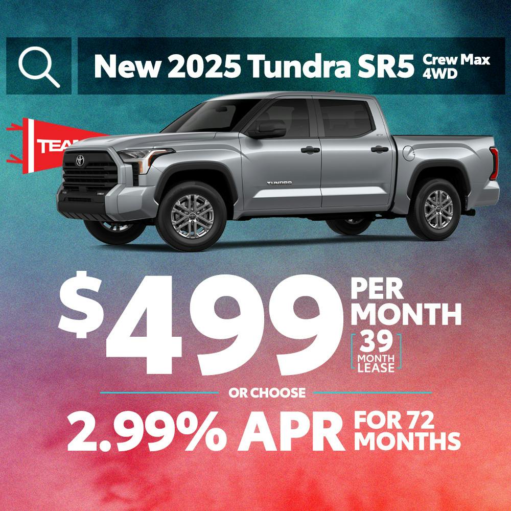 New 2025 Tundra SR5