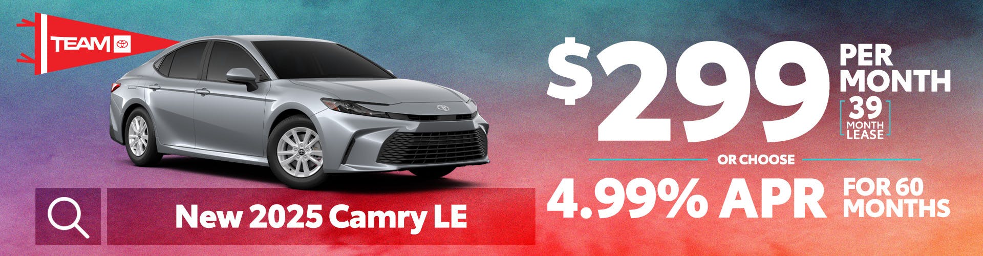 New 2025 Camry LE