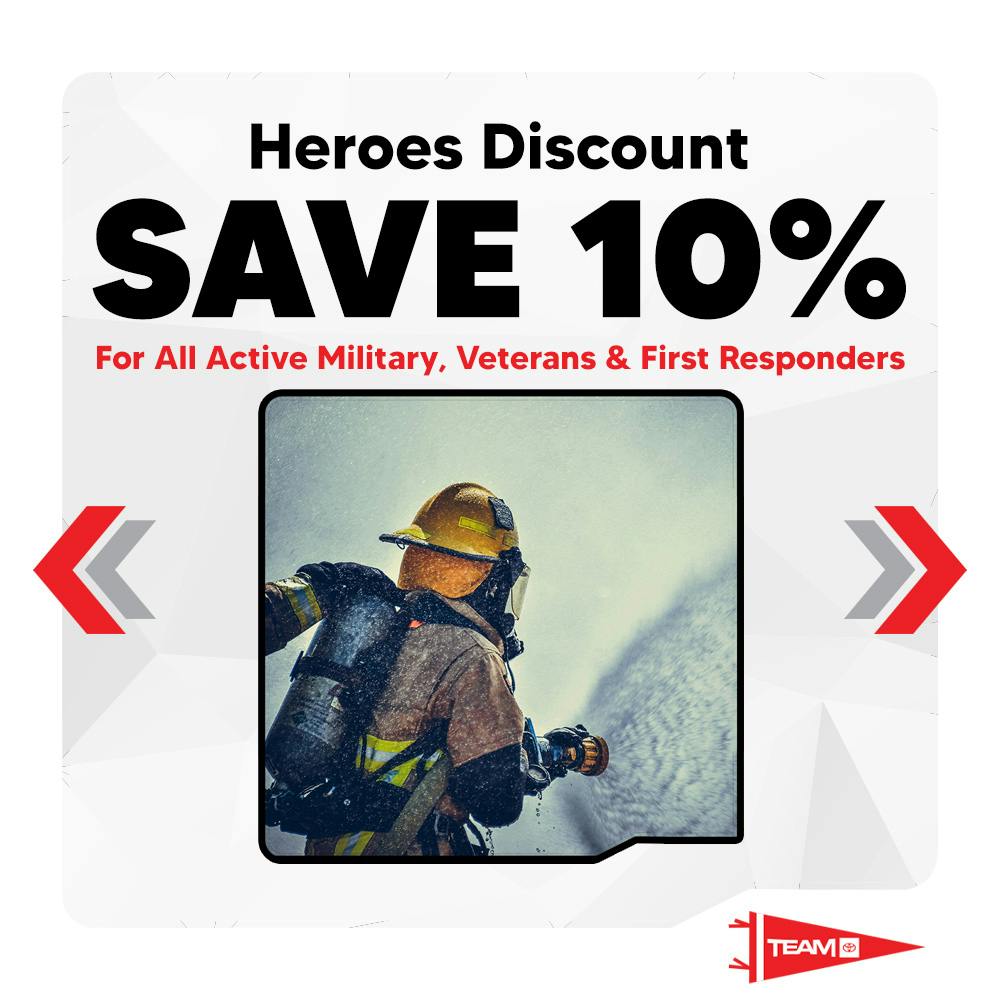 Heroes Discount | Team Toyota of Princeton