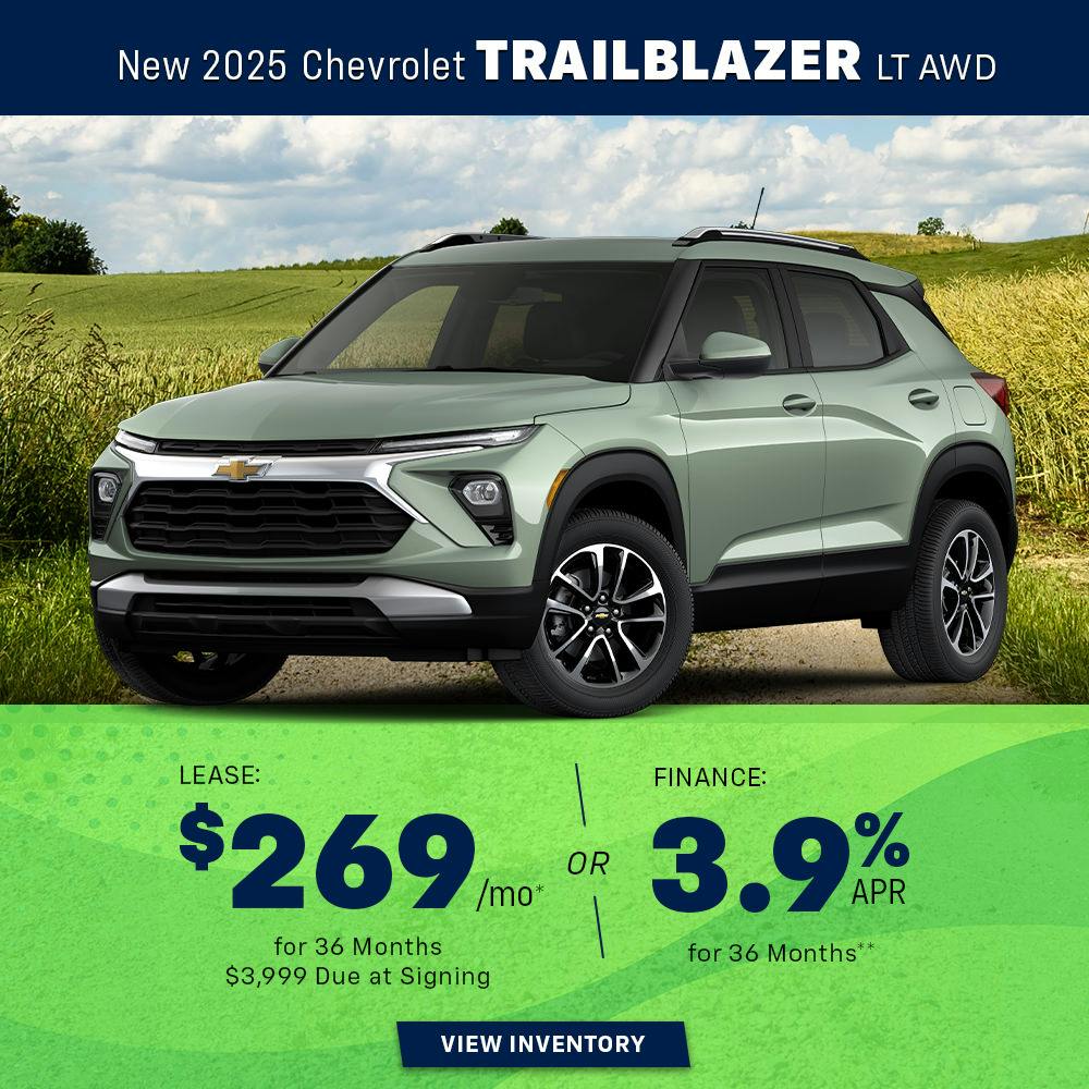 New 2025 Chevrolet Trailblazer LT AWD