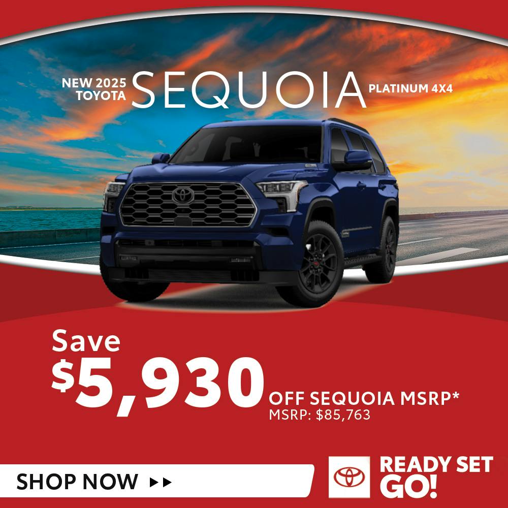 New 2025 Toyota Sequoia Platinum 4X4