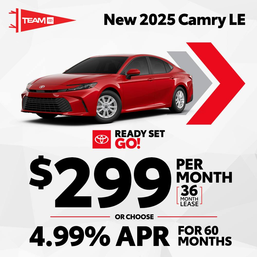 New 2025 Camry LE