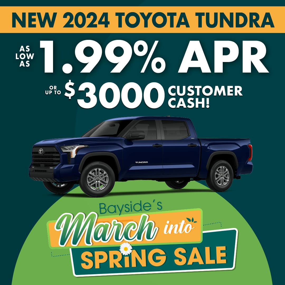 MARCH 2025 – 2024 Toyota Tundra