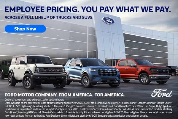 From America, For America--Ford Employee Pricing Event