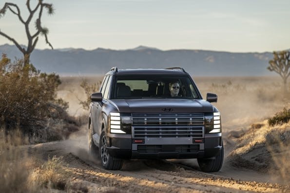 The 2026 Hyundai Palisade SUV is photographed in California City, Calif. on Mar. 4, 2025.