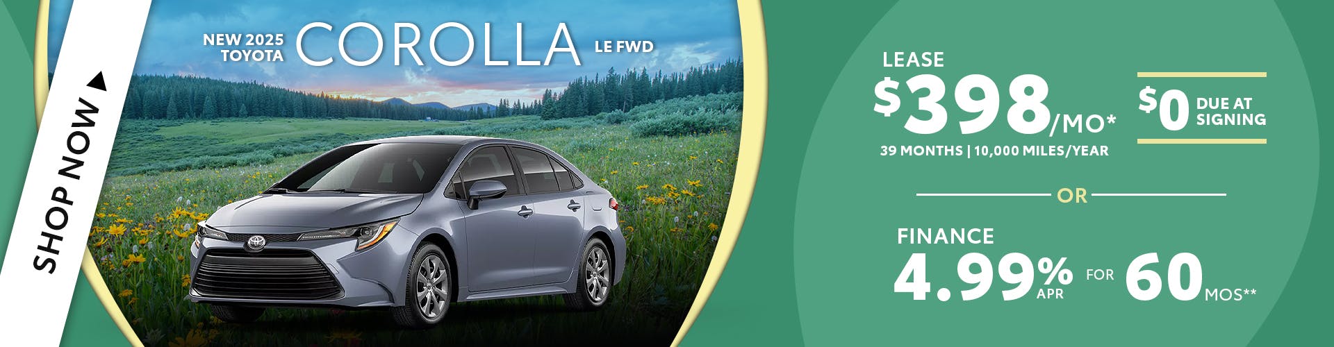 New 2025 Toyota Corolla LE FWD