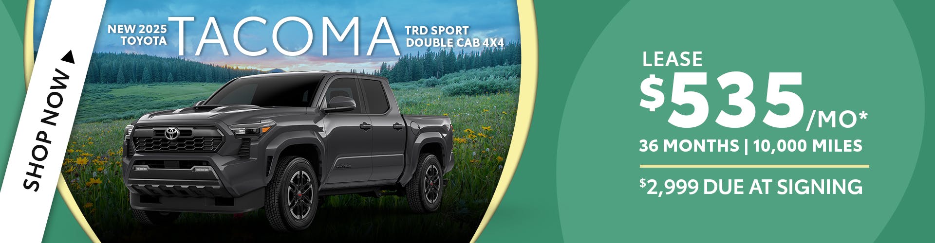 New 2025 Toyota Tacoma TRD Sport Double Cab 4X4