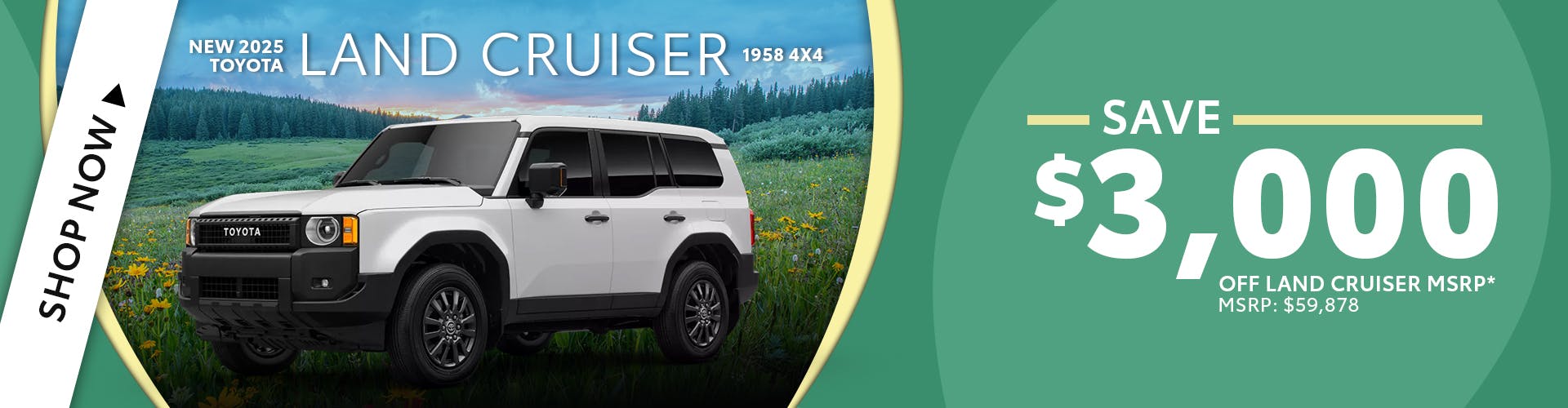 New 2025 Toyota Land Cruiser 1958 4X4