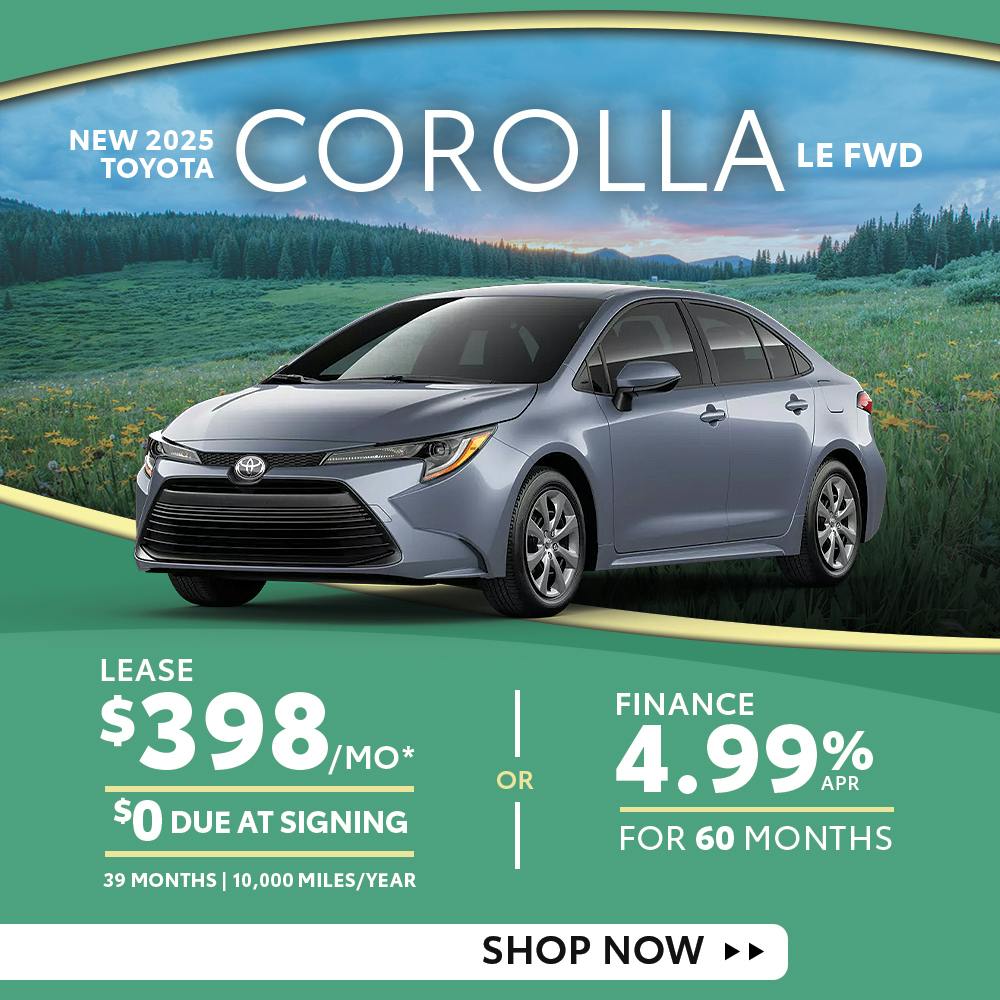 New 2025 Toyota Corolla LE FWD