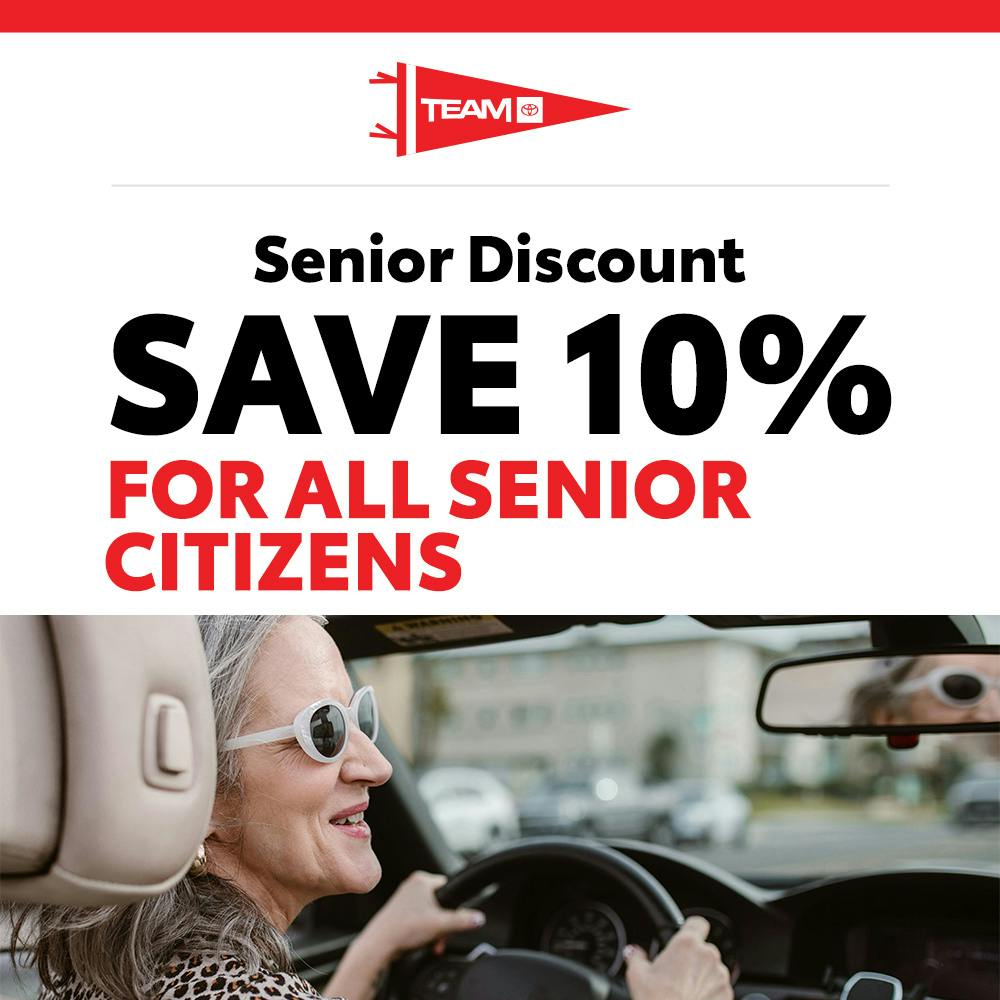 Senior Discount | Team Toyota of Princeton