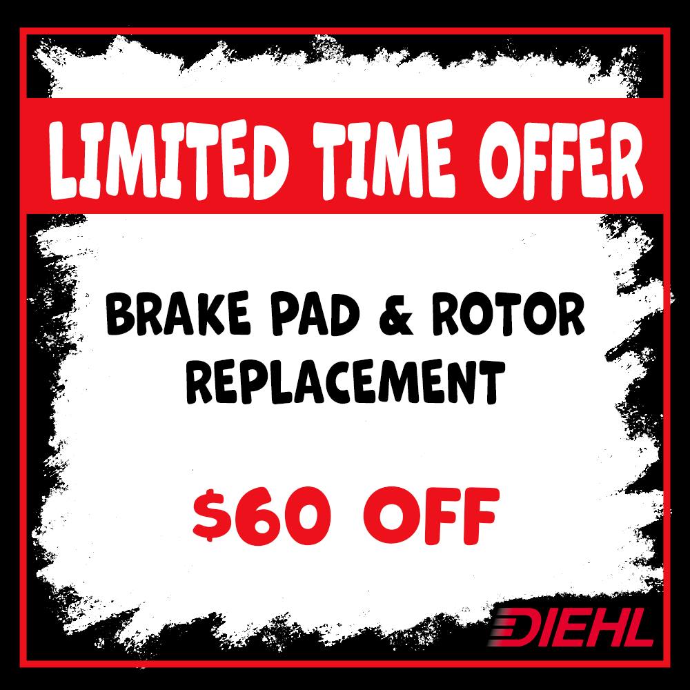 Brake Pad & Rotor Replacement | Diehl Mitsubishi