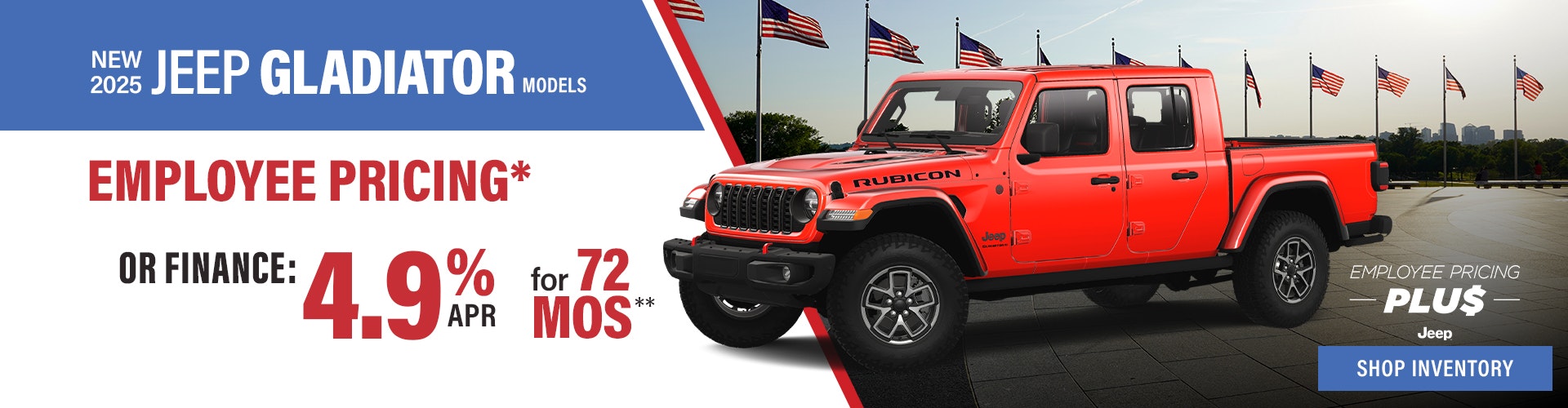 New 2025 Jeep Gladiator Models