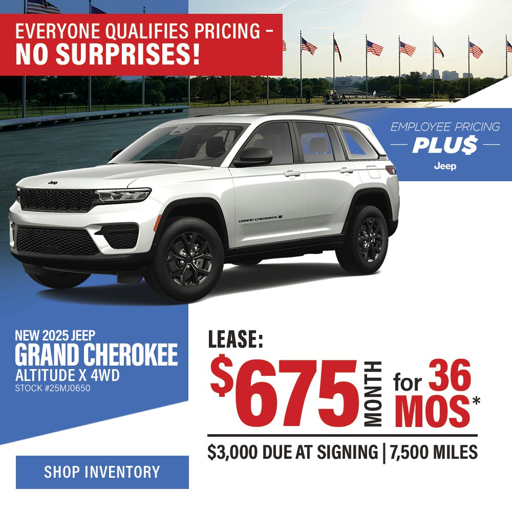 New 2025 Jeep Grand Cherokee Altitude X 4WD