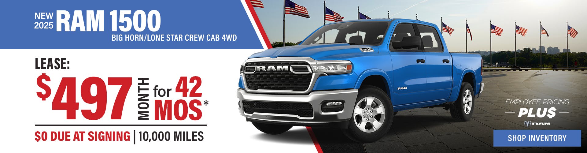 New 2025 Ram 1500 Big Horn/Lone Star Crew Cab 4WD