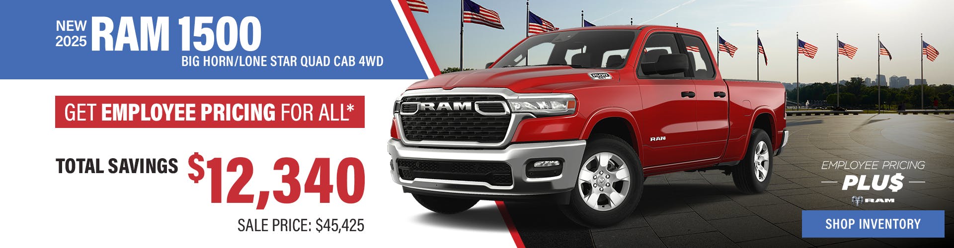 New 2025 Ram 1500 Big Horn/Lone Star Quad Cab 4WD