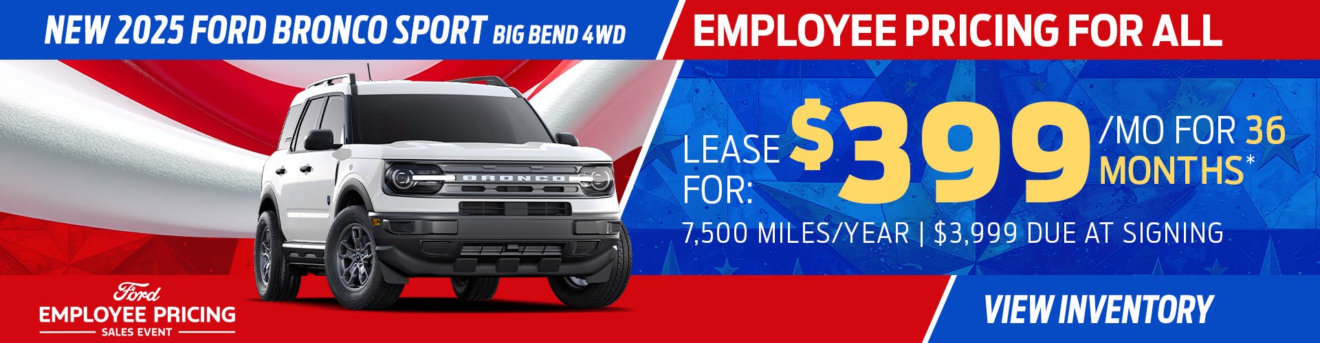 New 2025 Ford Bronco Sport Big Bend 4WD