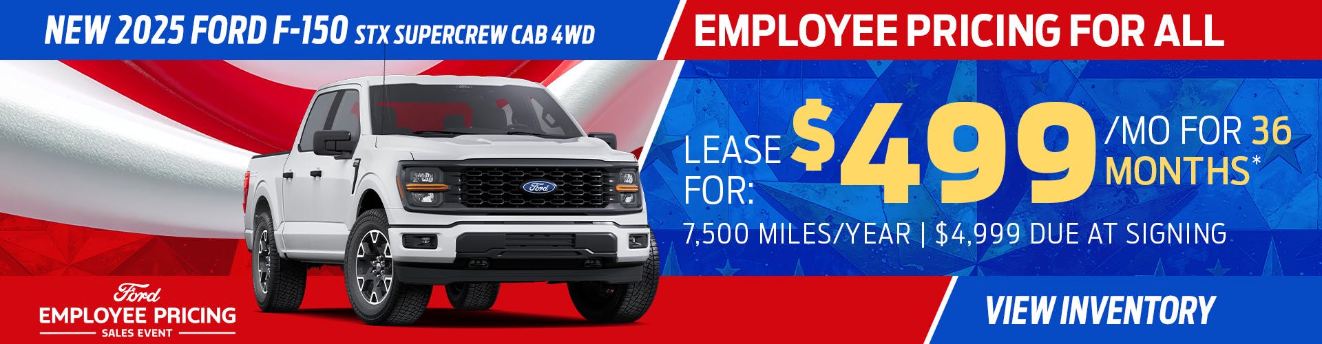 New 2025 Ford F-150 STX SuperCrew Cab 4WD