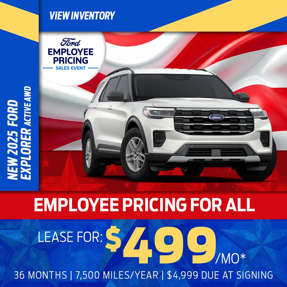 New 2025 Ford Explorer Active AWD