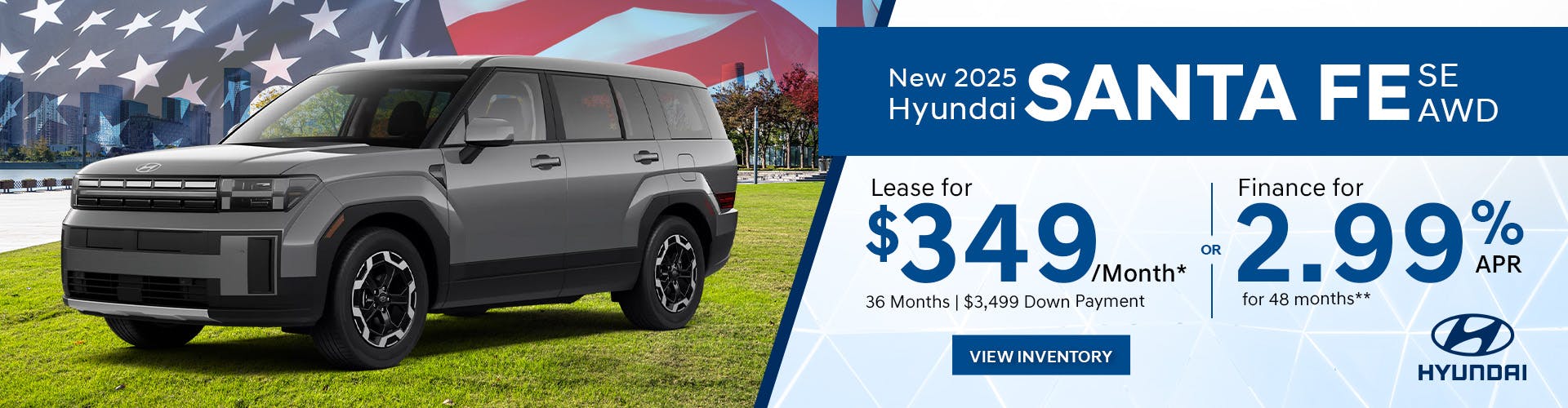 New 2025 Hyundai Santa Fe SE AWD