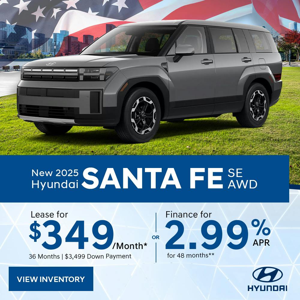 New 2025 Hyundai Santa Fe SE AWD